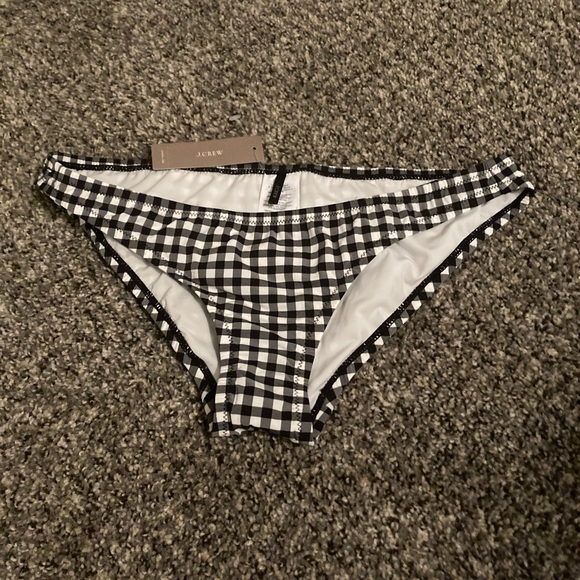 J. Crew Swim Nwt J Crew Gingham Bikini Hipster Bottom S Poshmark